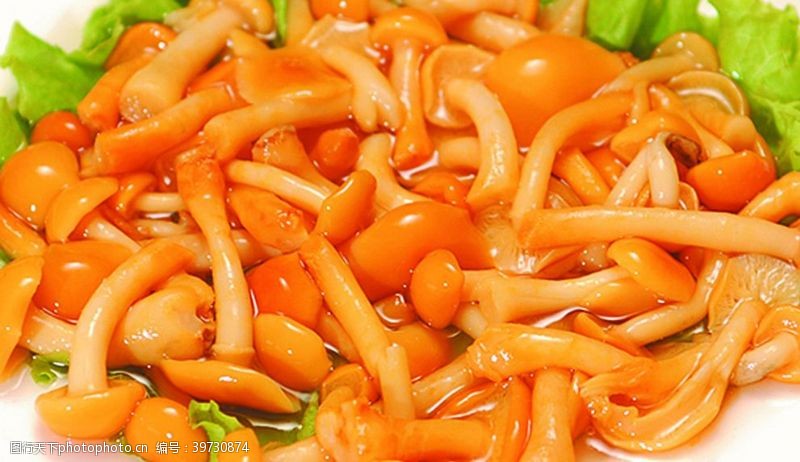 中华美食豫菜华子菇图片