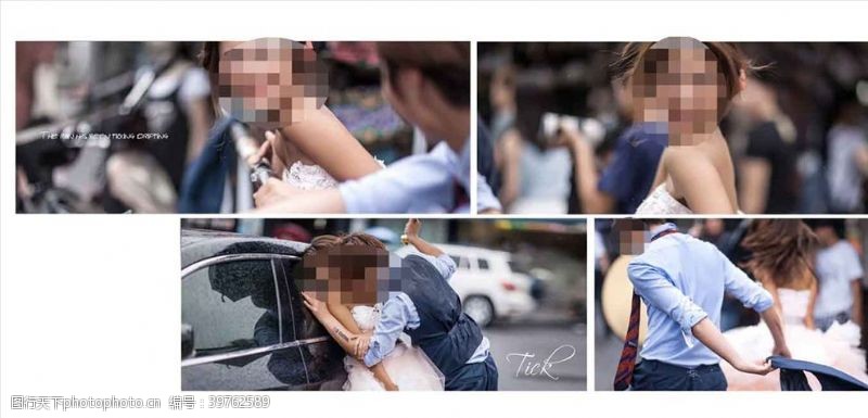 韩国儿童韩国风影楼婚相册模板之滴答街道图片