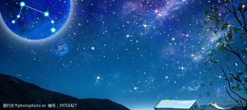 天蝎座合成十二星座白羊座星空图片