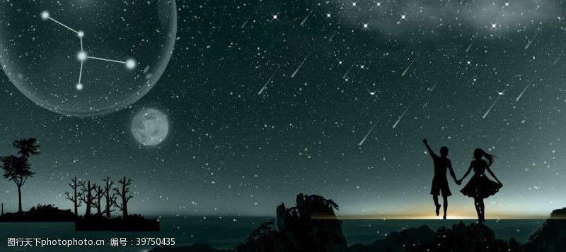 天秤座合成十二星座巨蟹座星空图片