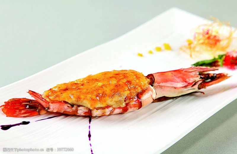 苏式淮扬菜法式奶油锔大虾图片