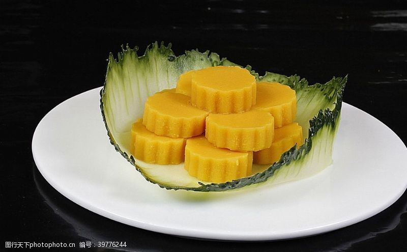 淮扬菜豌豆黄图片