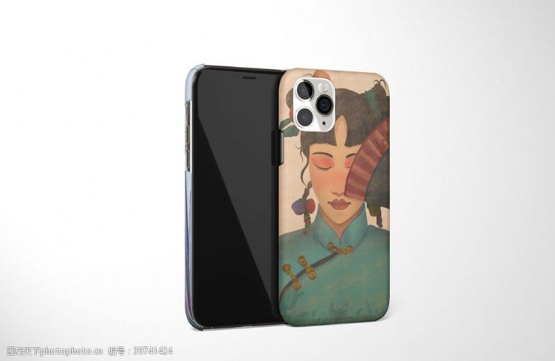 潮流卡片模板iPhone11Pro样机图片