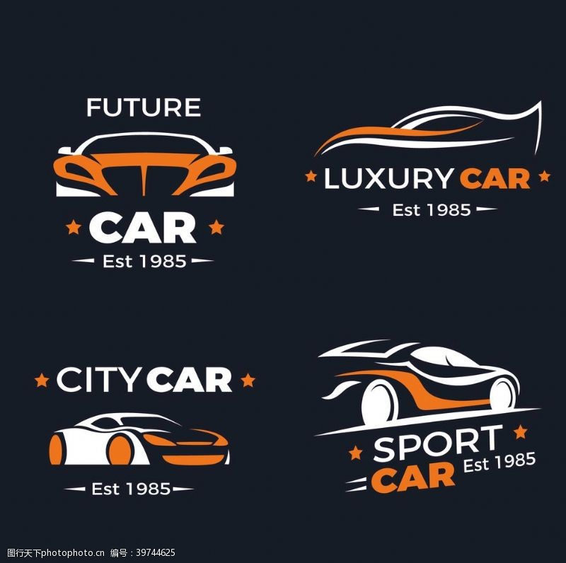 汽车俱乐部logo标志设计图片