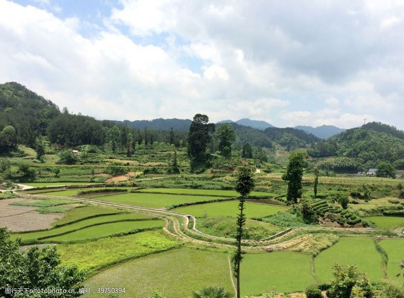 梦想家园山水田园图片