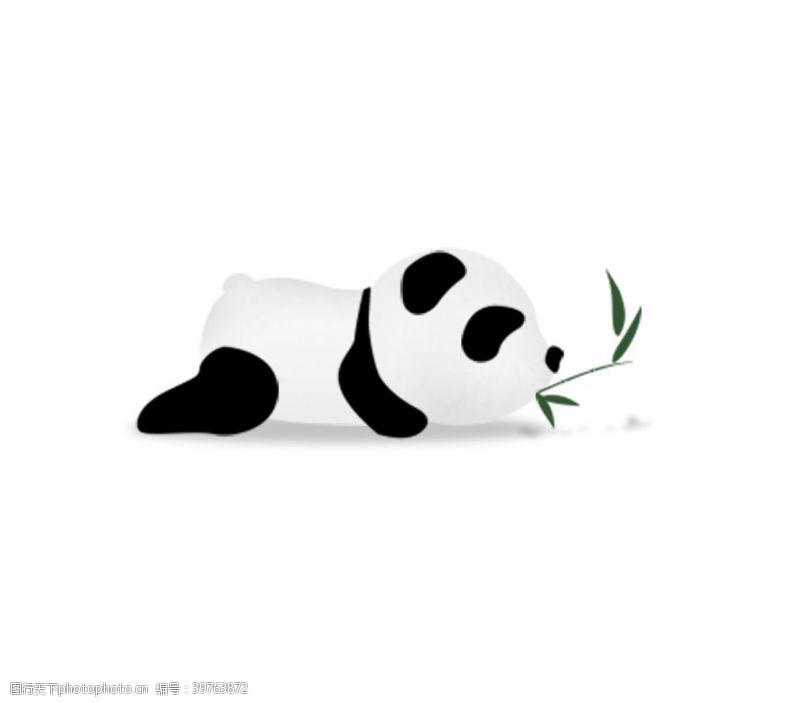 可爱漫画手绘熊猫图片