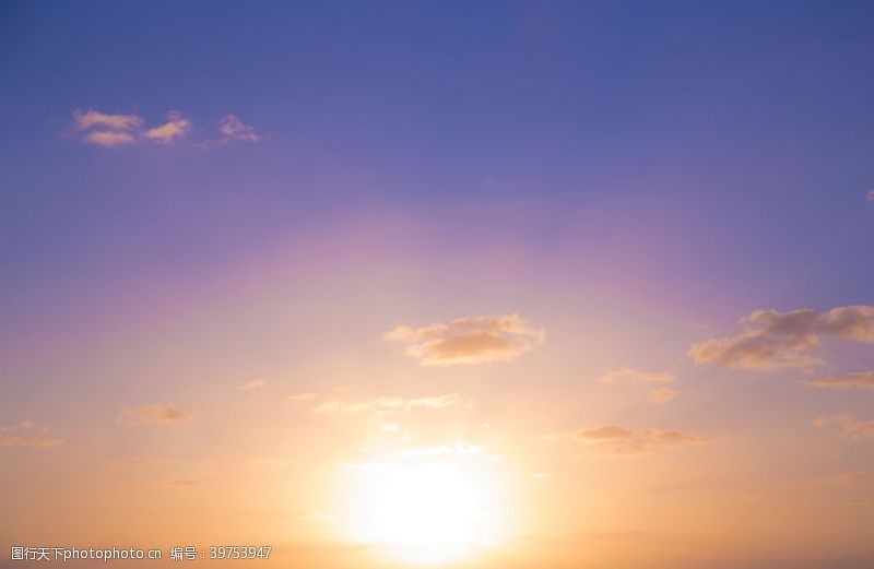 日出日落天空朝霞图片