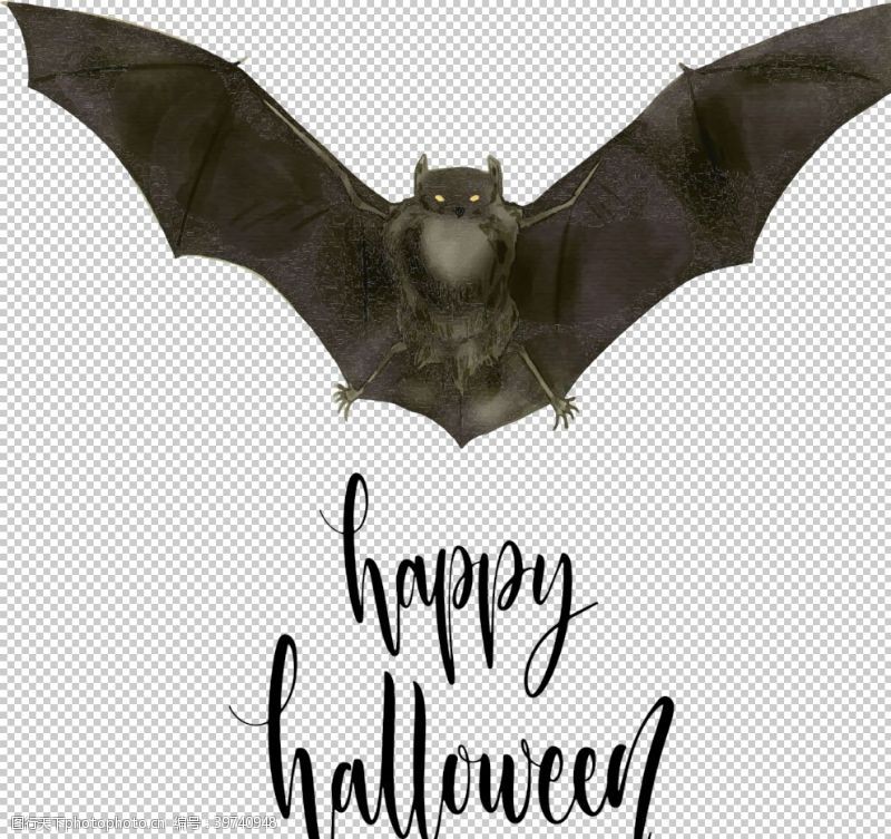 广告设计模版万圣节蝙蝠图片