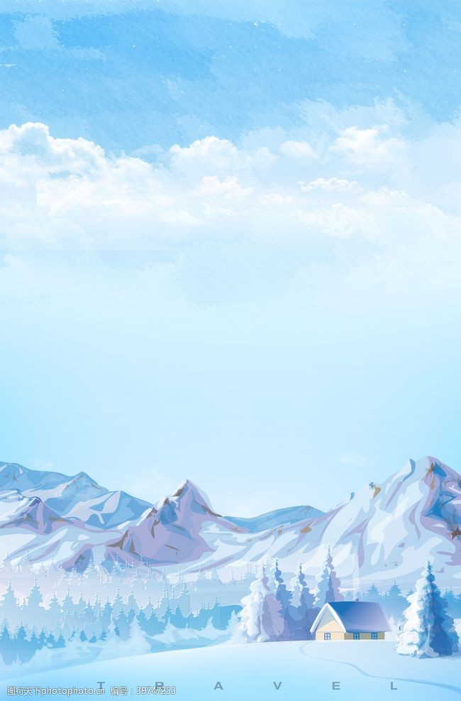 观山高士雪图片