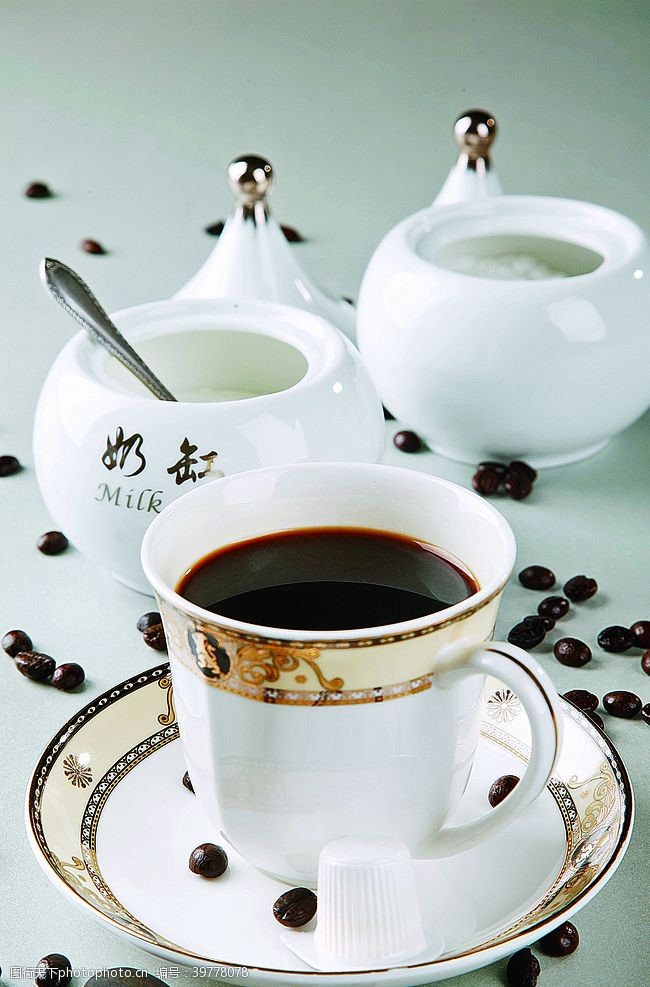咖啡名片浙菜极品蓝山咖啡图片