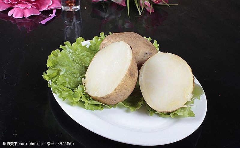 北京淮扬菜烤土豆图片