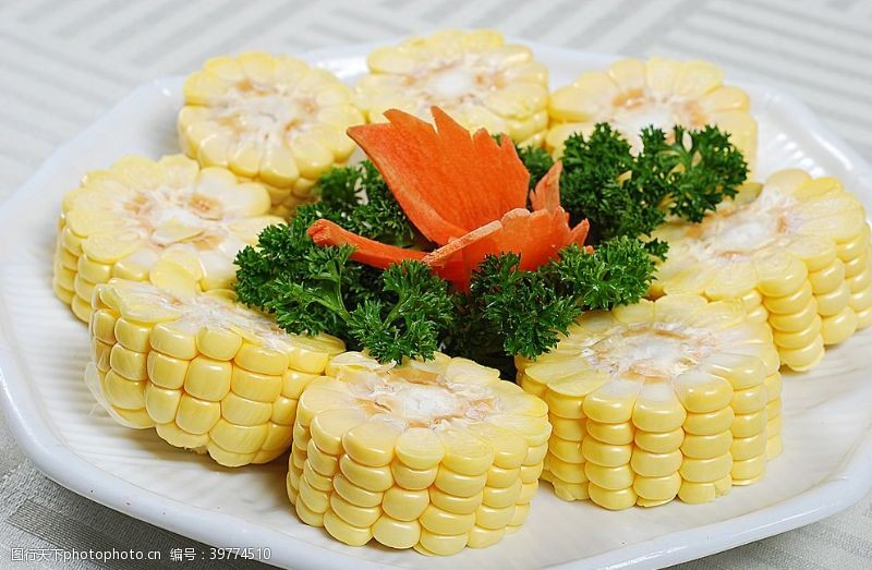 北京淮扬菜烤玉米图片