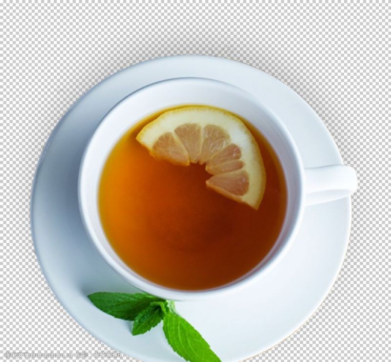 黑绿乌龙茶柠檬茶图片