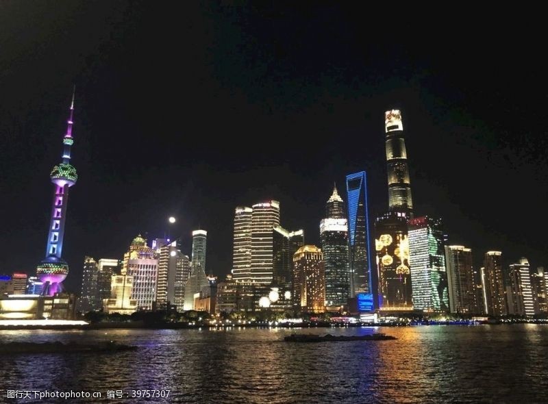上海旅游上海外滩夜景图片