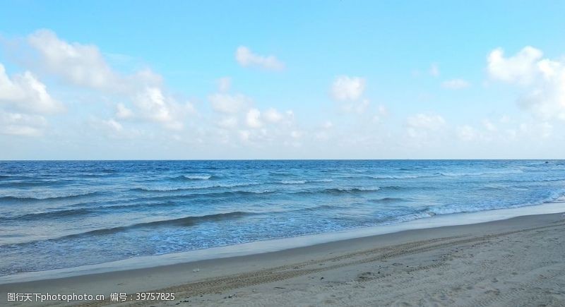 海蓝天沙滩图片