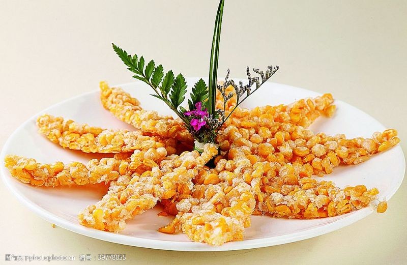 金黄玉米浙菜黄金玉米酪图片