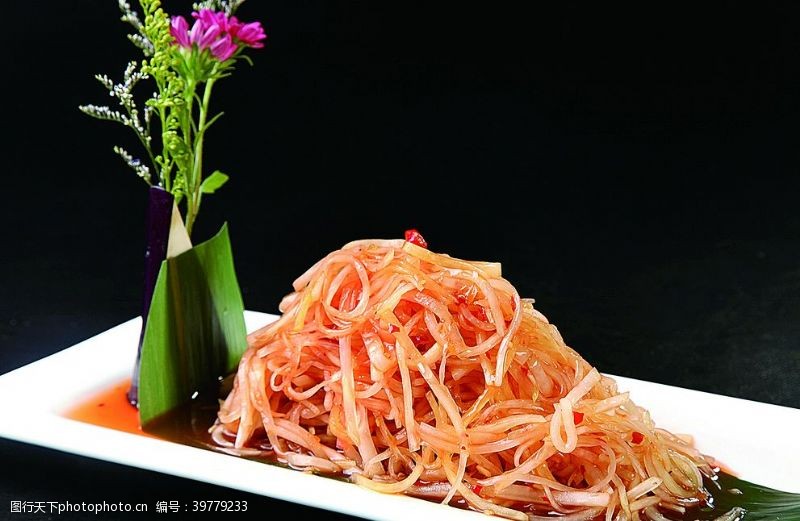 泰式海鲜浙菜泰式木瓜丝图片