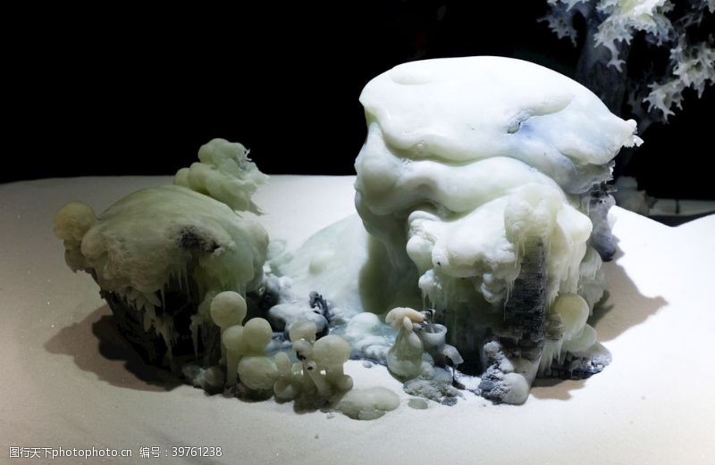 宁静中国美术馆展览之岫岩玉雕图片