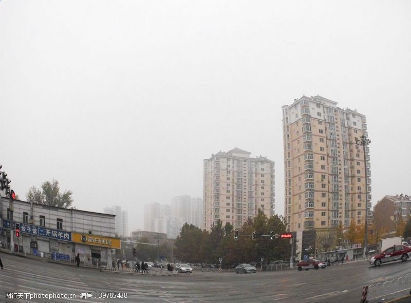 空气污染城市雾霾图片