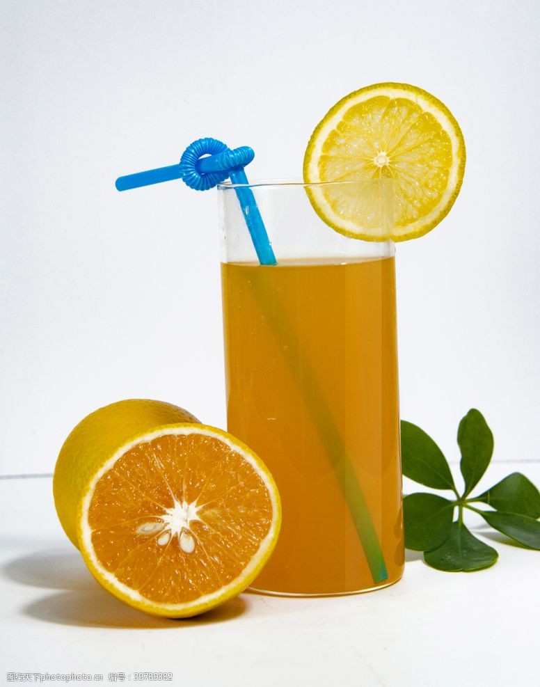 橘子橙汁图片