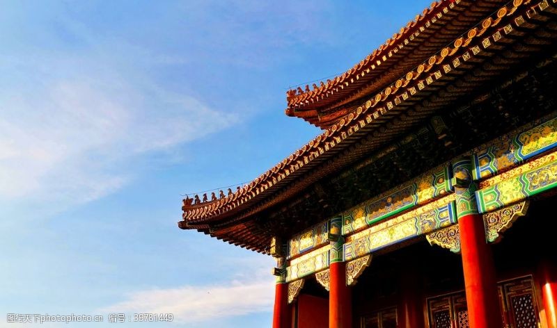 北京旅游海报故宫摄影图片