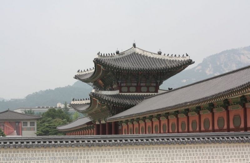 韩国旅游景福宫图片