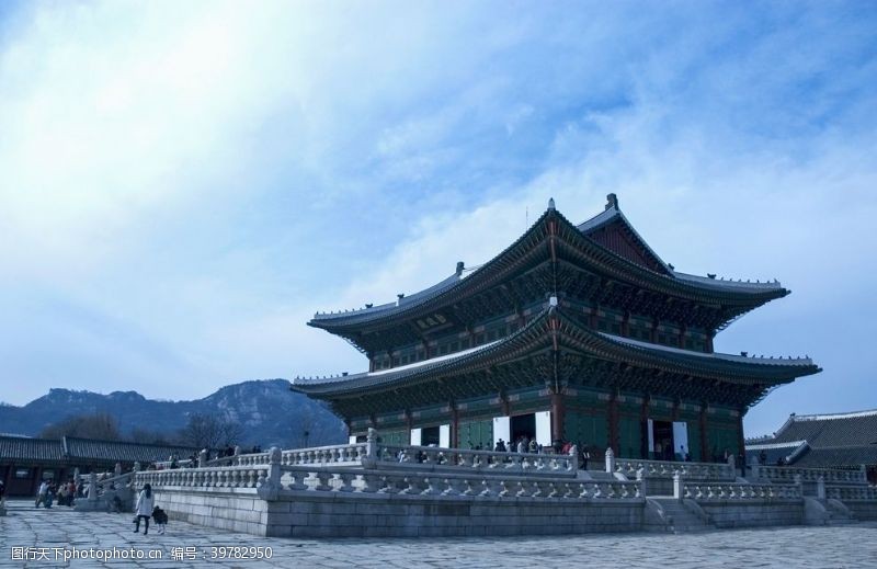 韩国旅游景福宫图片