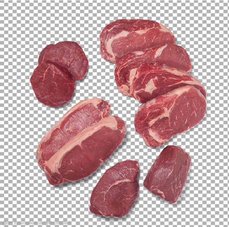 生猪肉牛排图片
