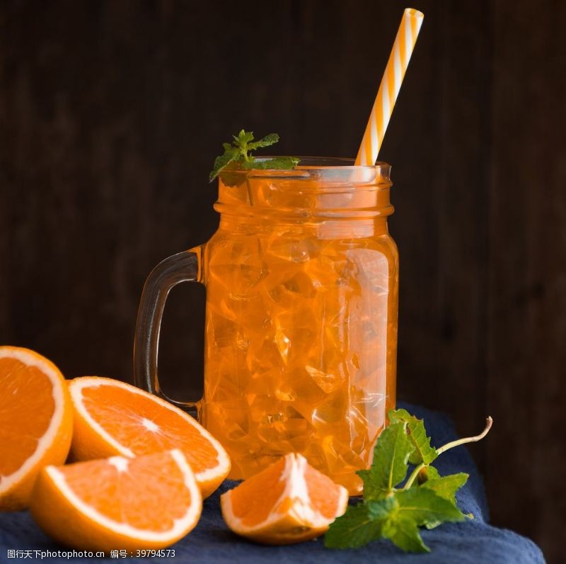 果汁酒鲜橙汁图片