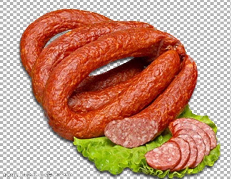 生猪肉香肠图片
