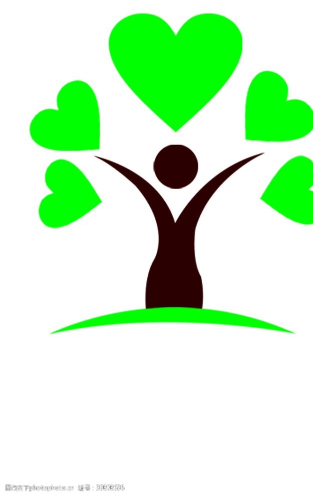 爱心标志爱心logo图片