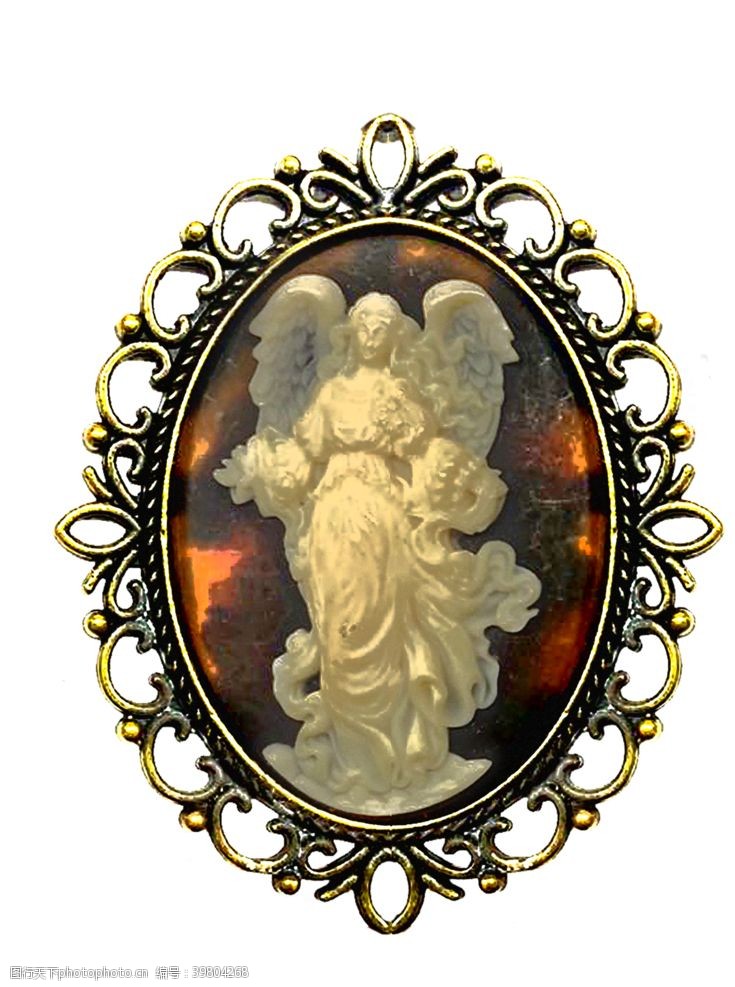 西洋古典镜框天使美人浮雕图片