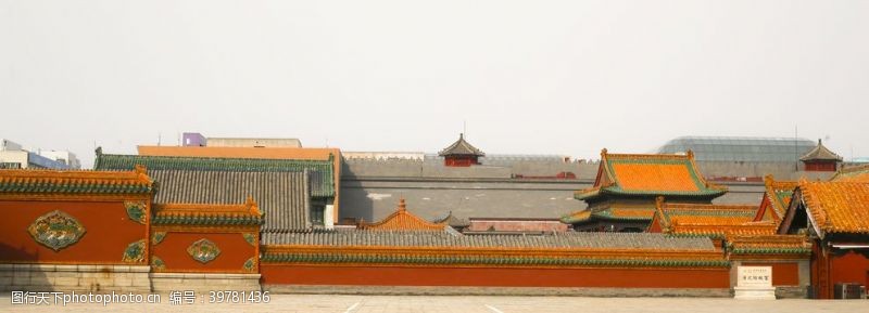 北京旅游海报故宫全景图片