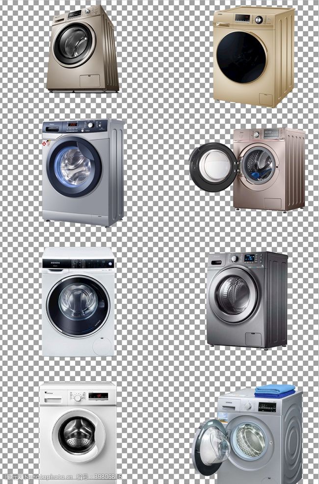 全自动洗衣机滚筒洗衣机图片