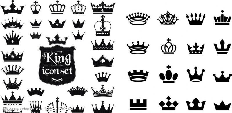 各种皇冠皇冠图标图片