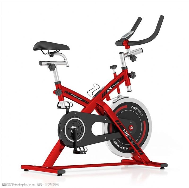 室内单车健身动感单车SU模型图片