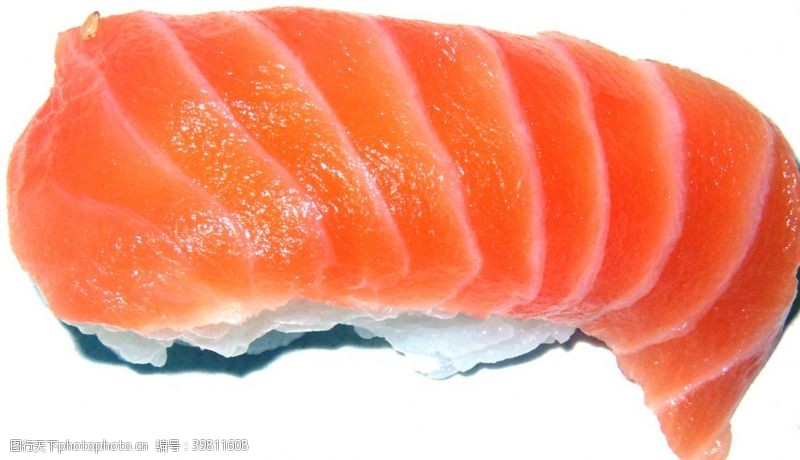 新鲜寿司三文鱼寿司图片