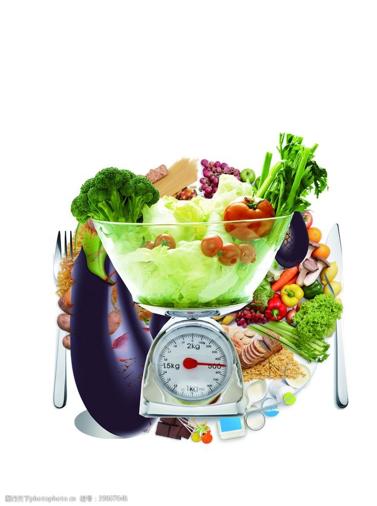 膳食营养平衡食品金字塔图片