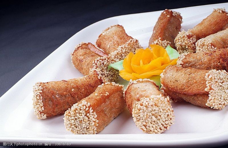 葱娘小吃苕香土司卷图片