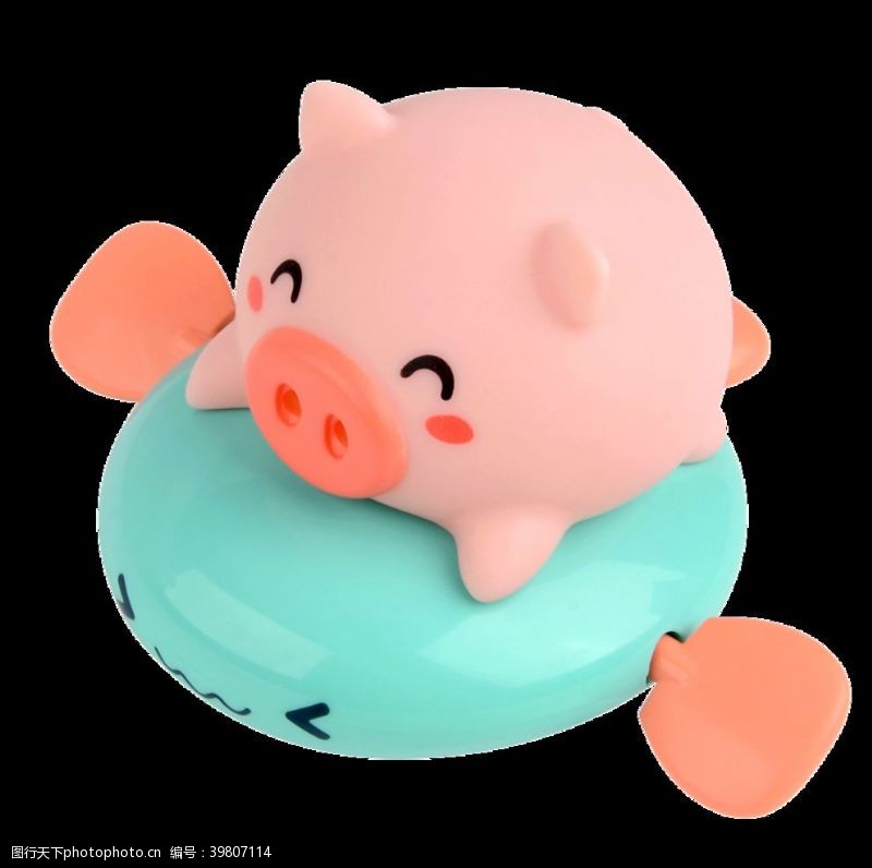 猪素材小飞猪儿童洗澡玩具图片