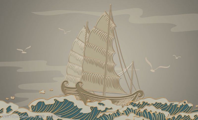 纸船一帆风顺图片