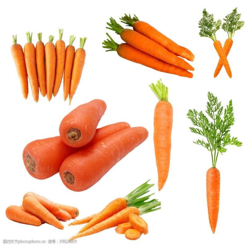 绿色蔬菜海报素材胡萝卜图片