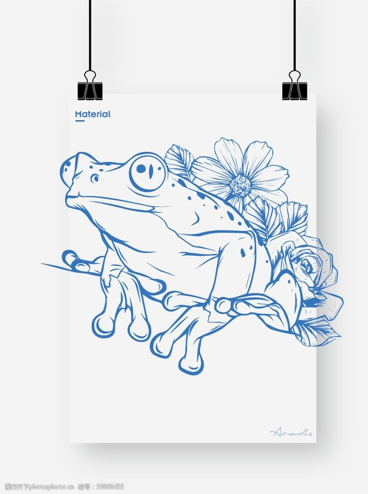 纹身图案青蛙图片