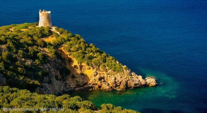 旅游的海报撒丁岛图片