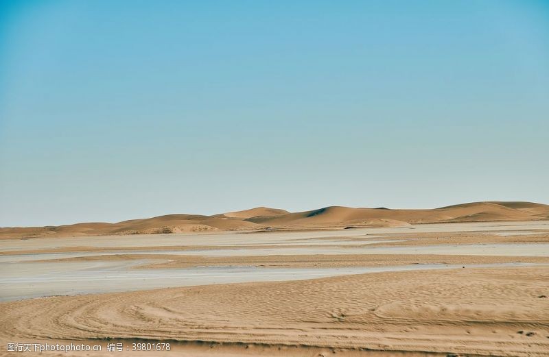 沙县沙漠湖水摄影图图片