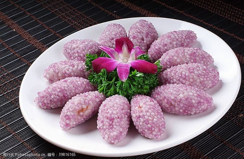 葱娘小吃水晶紫薯棒图片