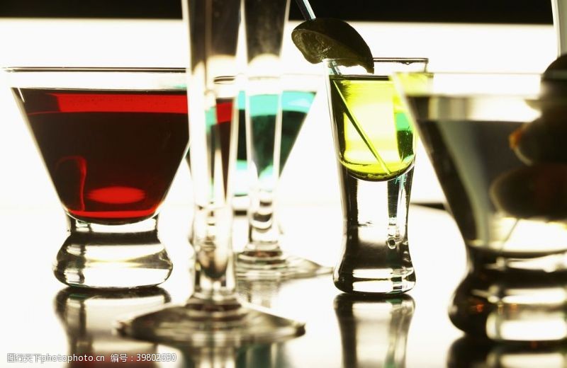 酒类素材饮料饮品果汁鸡尾酒背景素材图片