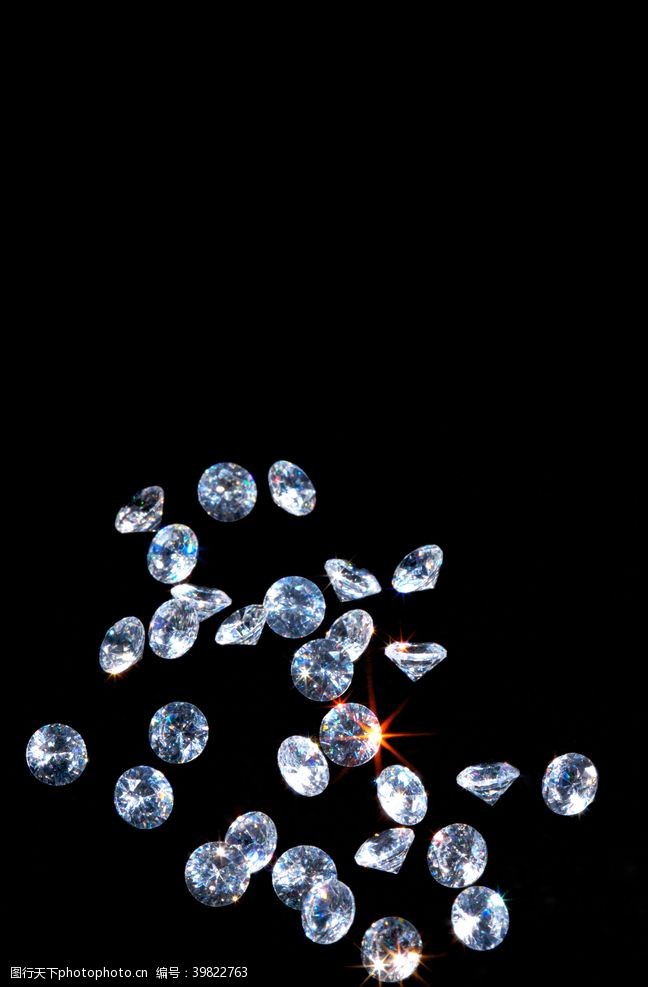 钻石海报珠宝宝石钻石背景海报素材图片