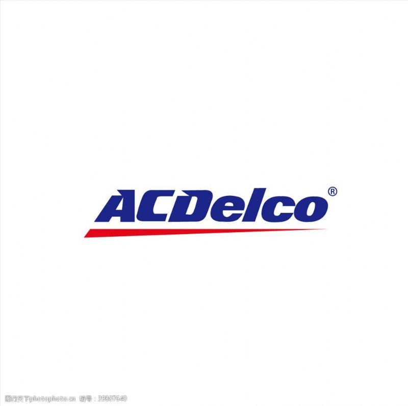 名牌车ACDELCO标志矢量图片