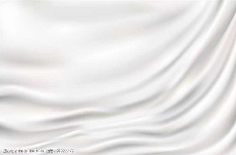 矢量绸缎白色丝绸背景图片